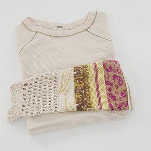 Free People In The Mix Cuff Women Thermal Top NWT